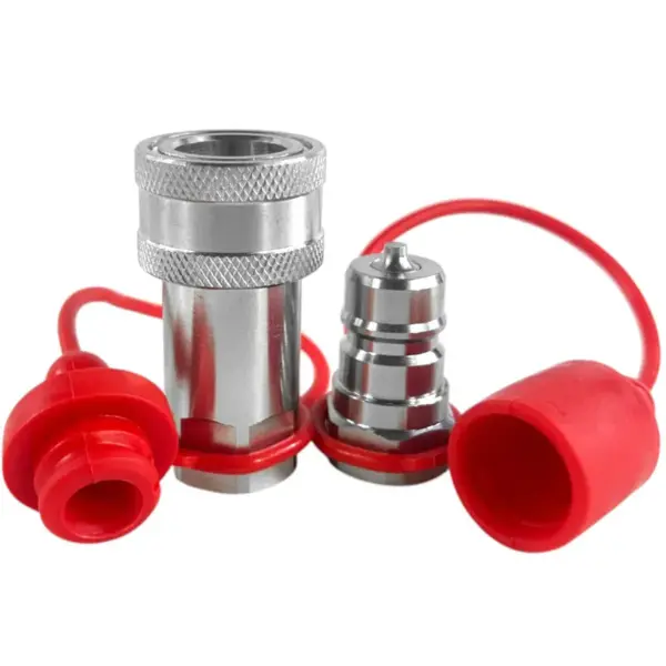 3/8" NPT ISO 7241 A Quick Disconnect Hydraulic Coupler Set