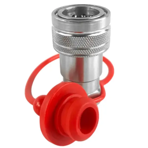 1/2" ISO 5675 Hydraulic Quick Coupler – Female, 1/2" NPT, Ball Valve