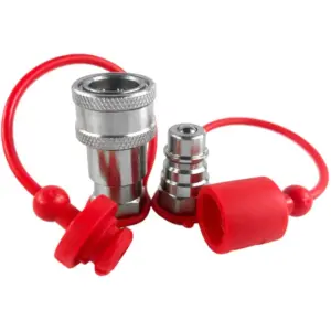 1/4″ ISO 5675 Hydraulic Quick Coupler Set – Ball Valve, 1/4″ NPT