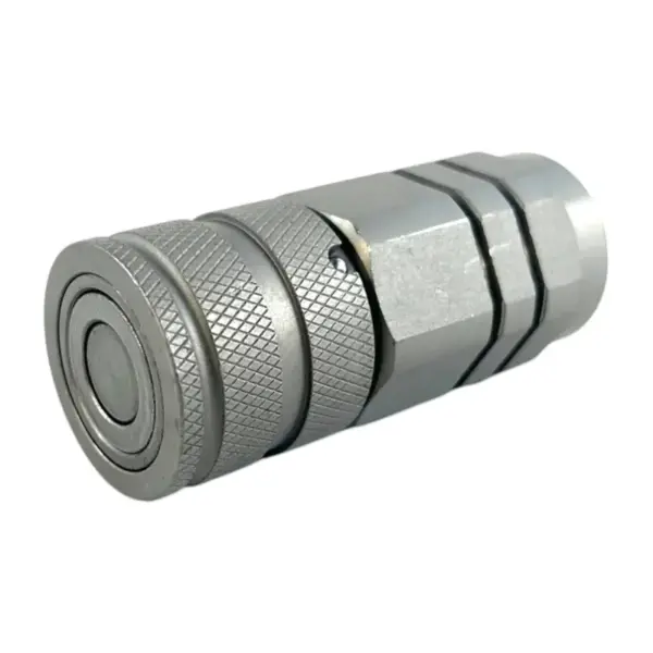 Bobcat® 7246788 Replacement Hydraulic Female Flat Face Quick Coupler 3/8" Body Size 3/4"-16 ORB Thread
