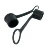 DC HJ Black Rubber Dust Caps for HJB and HJP 3/8" Size High pressure couplers