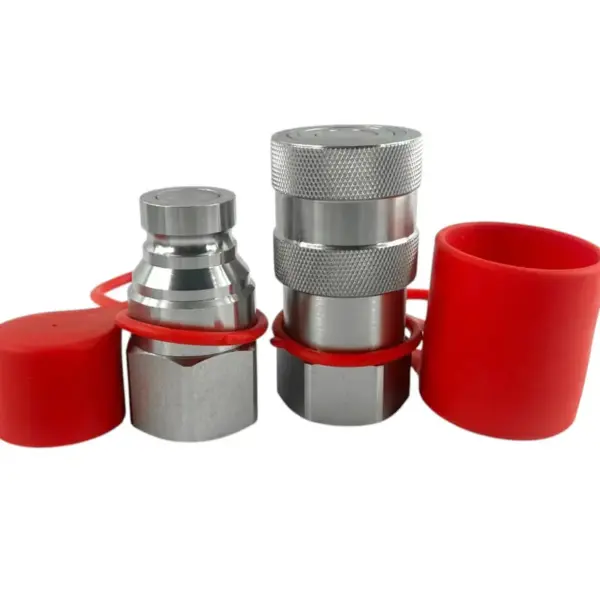 FF-25 NPT1 1" Body Size Flat Face Quick Coupling Set with NPT 1" thread ISO 16028