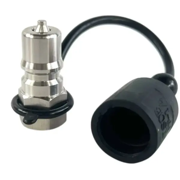 1/4″ NPT Stainless Steel ISO 7241-B Male Quick Disconnect Coupler with Dust Cap