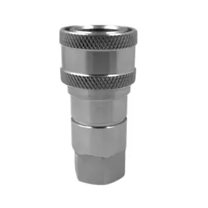 Kubota 7J612 66323 Replacement Female Hydraulic Quick Coupler ISO B 1/4" Body Size NPT 1/4" Thread