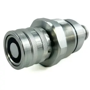 Kubota V1311 77150 Replacement Hydraulic Female Flat Face Quick Coupler For 4BD4FH Manifold Block (48mm Thread Diameter)