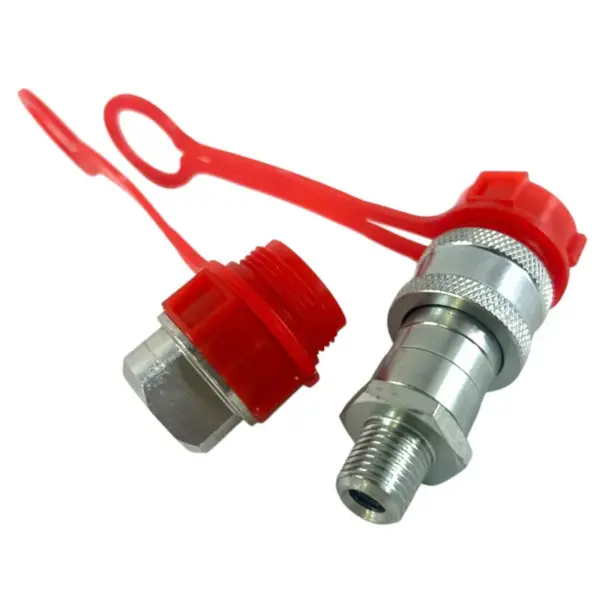 DC HJ 06 1/4" Size dust caps for ISO14540 high pressure quick coupling hydraulic jack, hydraulic ram
