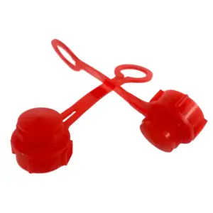 DC HJ 06 1/4" Size dust caps for ISO14540 high pressure quick coupling hydraulic jack, hydraulic ram