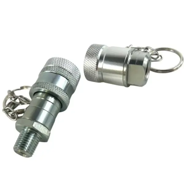 DC HJ 06 AL Heavy-Duty Aluminium Dust Caps for High Pressure 10000 psi screw to connect ISO 14540 quick couplers