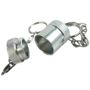 DC HJ 06 AL Heavy-Duty Aluminium Dust Caps for High Pressure 10000 psi screw to connect ISO 14540 quick couplers