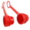 DC HJ Plastic B Dust Cap for High Pressure ISO 14540 Quick Coupler Plastic Red