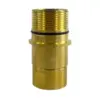 WSC 19 M NPT 34 Wet Line Wing Nut Brass Male Coupler