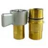 WSC 19 NPT34 Wing Nut Wet Line Quick Coupling