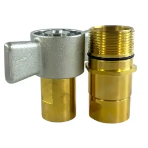 WSC 19 NPT34 Wing Nut Wet Line Quick Coupling