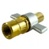 WSC 19 NPT34 Brass Wing Nut Wet Line Quick Coupling