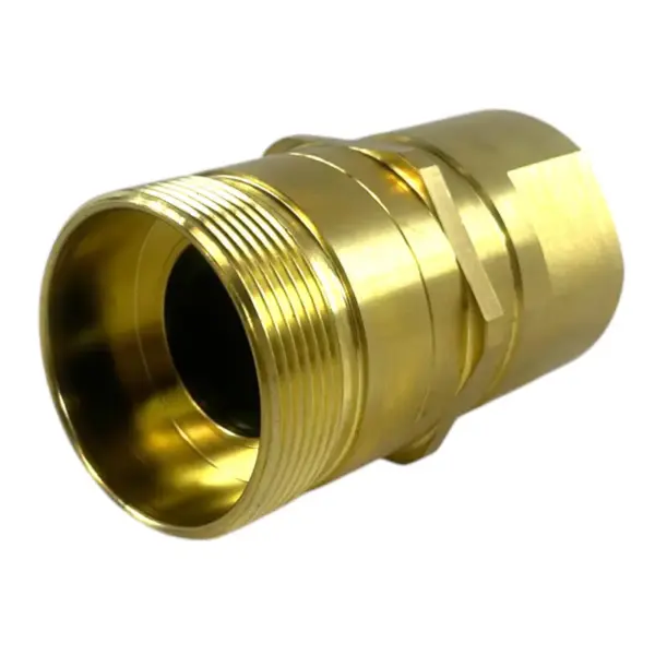 WSC 31 M NPT 1 1/4 Thread Brass Wet line Wing Nut Quick Male Coupler