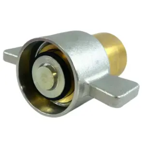 WSC 38 F NPT112 Wet line Wing Nut Brass Female Coupler NPT 1 1/2" Thread